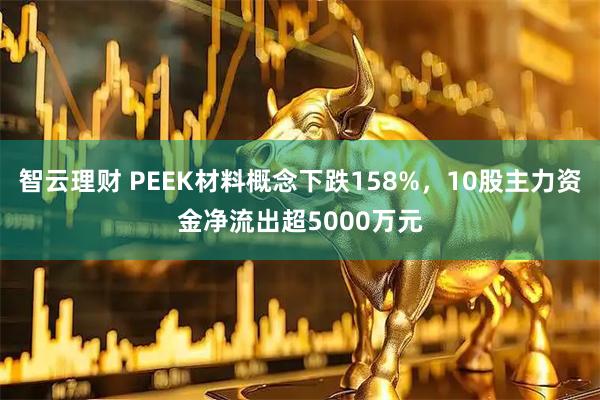 智云理财 PEEK材料概念下跌158%，10股主力资金净流出超5000万元
