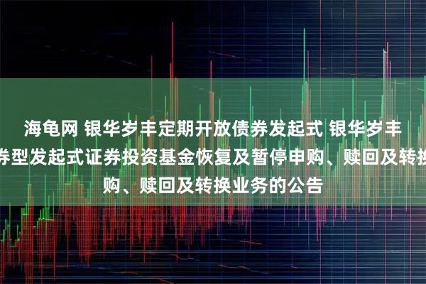 海龟网 银华岁丰定期开放债券发起式 银华岁丰定期开放债券型发起式证券投资基金恢复及暂停申购、赎回及转换业务的公告